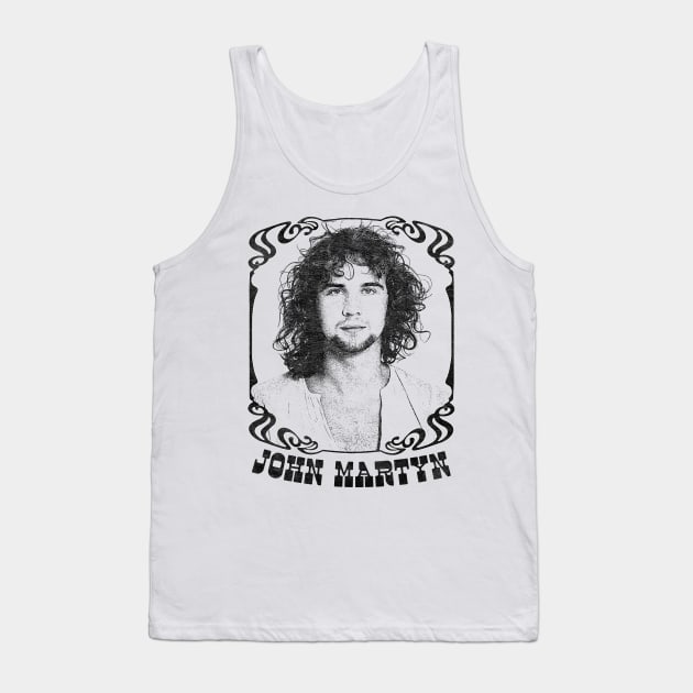 John Martyn // Retro Style Folk Music Lover Design Tank Top by DankFutura